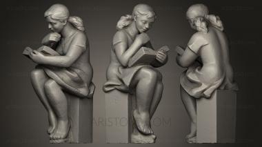 Figurines of girls (STKGL_0019) 3D model for CNC machine